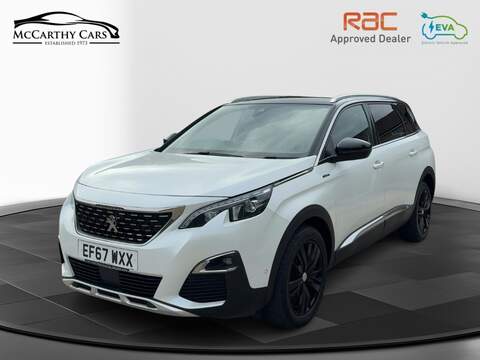 Peugeot 1.2 PURETECH GT LINE SUV 5DR PETROL MANUAL 7 SEATER SAT NAV BLUETOOTH DAB STEREO APPLE CARPLAY REAR CAMERA PARKING AIDS 71000 MILES SH NO ULEZ CHARGE