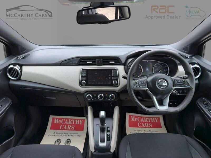 Nissan 1.0 IG-T ACENTA HATCHBACK 5DR PETROL XTRON AUTO SAT NAV BLUETOOTH DAB STEREO APPLE CARPLAY REAR CAMERA PARKING AIDS ONLY 39000 MILES SH NO ULEZ CHARGE 72-74 Mitcham Road