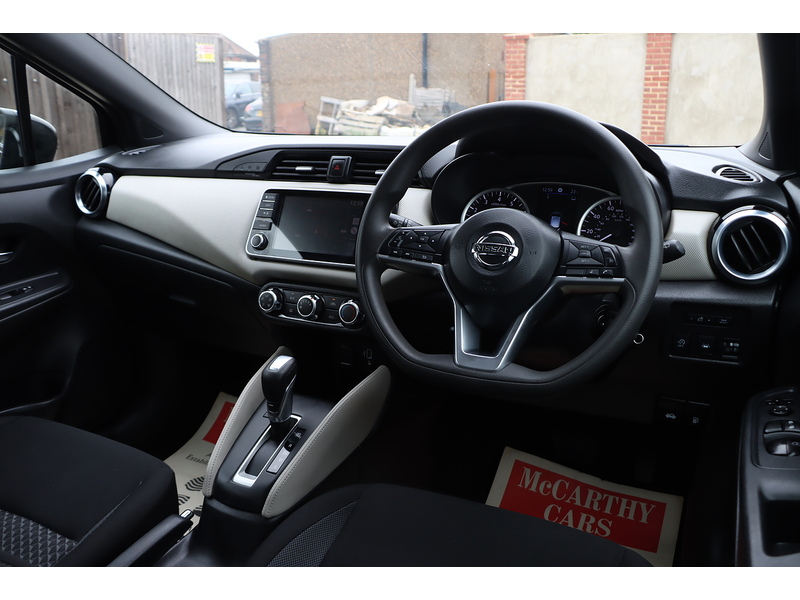 Nissan 1.0 IG-T ACENTA HATCHBACK 5DR PETROL XTRON AUTO SAT NAV BLUETOOTH DAB STEREO APPLE CARPLAY REAR CAMERA PARKING AIDS ONLY 39000 MILES SH NO ULEZ CHARGE 72-74 Mitcham Road