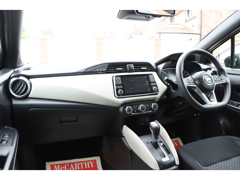 Nissan 1.0 IG-T ACENTA HATCHBACK 5DR PETROL XTRON AUTO SAT NAV BLUETOOTH DAB STEREO APPLE CARPLAY REAR CAMERA PARKING AIDS ONLY 39000 MILES SH NO ULEZ CHARGE 72-74 Mitcham Road
