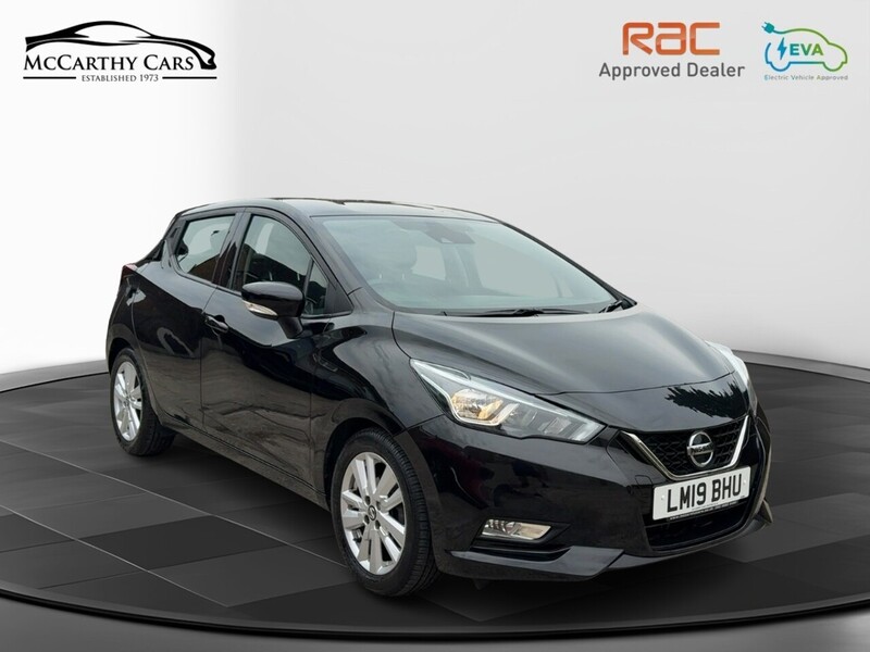 Nissan 1.0 IG-T ACENTA HATCHBACK 5DR PETROL XTRON AUTO SAT NAV BLUETOOTH DAB STEREO APPLE CARPLAY REAR CAMERA PARKING AIDS ONLY 39000 MILES SH NO ULEZ CHARGE 72-74 Mitcham Road