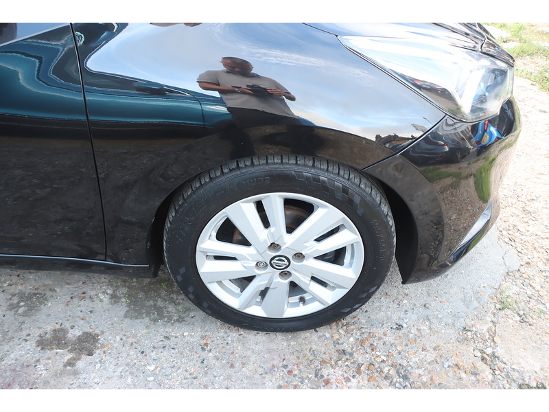 Nissan 1.0 IG-T ACENTA HATCHBACK 5DR PETROL XTRON AUTO SAT NAV BLUETOOTH DAB STEREO APPLE CARPLAY REAR CAMERA PARKING AIDS ONLY 39000 MILES SH NO ULEZ CHARGE 92-96 Mitcham Road