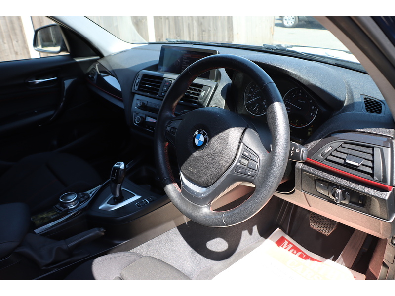BMW 116I Sport 1.6 5dr Hatchback Automatic Petrol SAT NAV APPLE CAR PLAY REAR CAMERA ONLY 38000 MILES NO ULEZ CHARGE 72-74 Mitcham Road