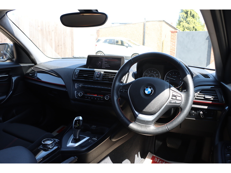 BMW 116I Sport 1.6 5dr Hatchback Automatic Petrol SAT NAV APPLE CAR PLAY REAR CAMERA ONLY 38000 MILES NO ULEZ CHARGE 72-74 Mitcham Road