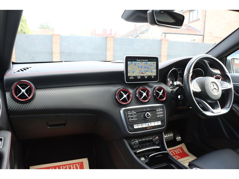 Mercedes-Benz A250 AMG (PREMIUM) HATCHBACK 5DR PETROL 7G-DCT 4MATIC 4WD AUTO SUNROOF HEATED SEATS SAT NAV BLUETOOTH REAR CAMERA 2 OWNERS 81000 MILES FSH 10 SERVICES 72-74 Mitcham Road