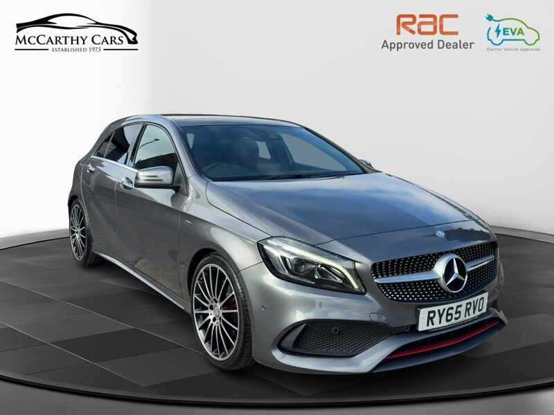 Mercedes-Benz A250 AMG (PREMIUM) HATCHBACK 5DR PETROL 7G-DCT 4MATIC 4WD AUTO SUNROOF HEATED SEATS SAT NAV BLUETOOTH REAR CAMERA 2 OWNERS 81000 MILES FSH 10 SERVICES 72-74 Mitcham Road