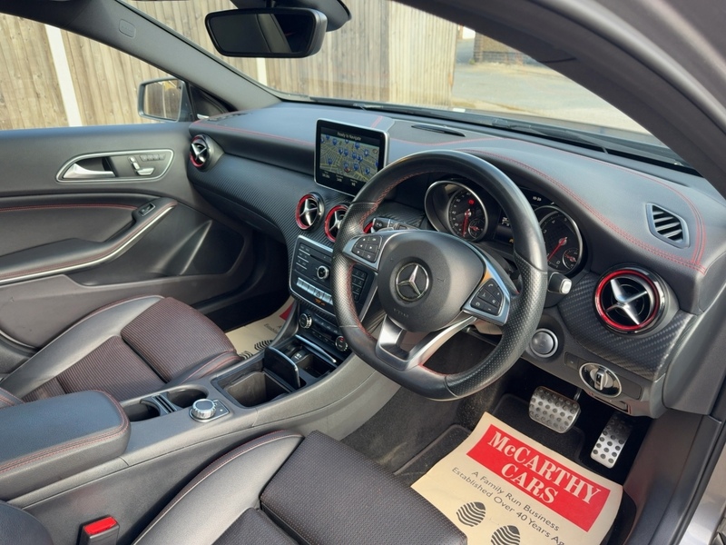 Mercedes-Benz A250 AMG (PREMIUM) HATCHBACK 5DR PETROL 7G-DCT 4MATIC 4WD AUTO SUNROOF HEATED SEATS SAT NAV BLUETOOTH REAR CAMERA 2 OWNERS 81000 MILES FSH 10 SERVICES 72-74 Mitcham Road