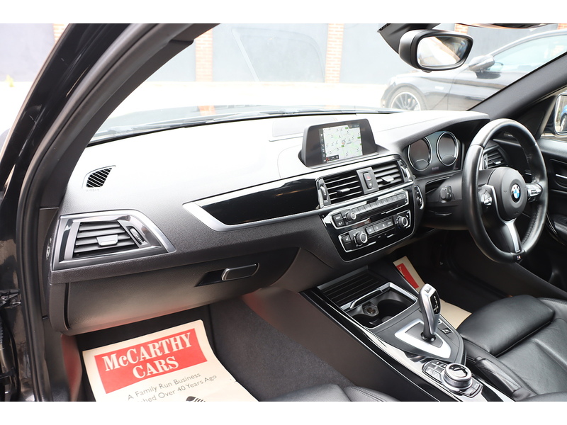 BMW 118I 1.5 M SPORT SHADOW EDITION HATCHBACK 5DR PETROL AUTO HEATED SEATS SAT NAV BLUETOOTH DAB STEREO PARKING AIDS SAME OWNER FOR 4 YEARS 47000 MILES SH 72-74 Mitcham Road