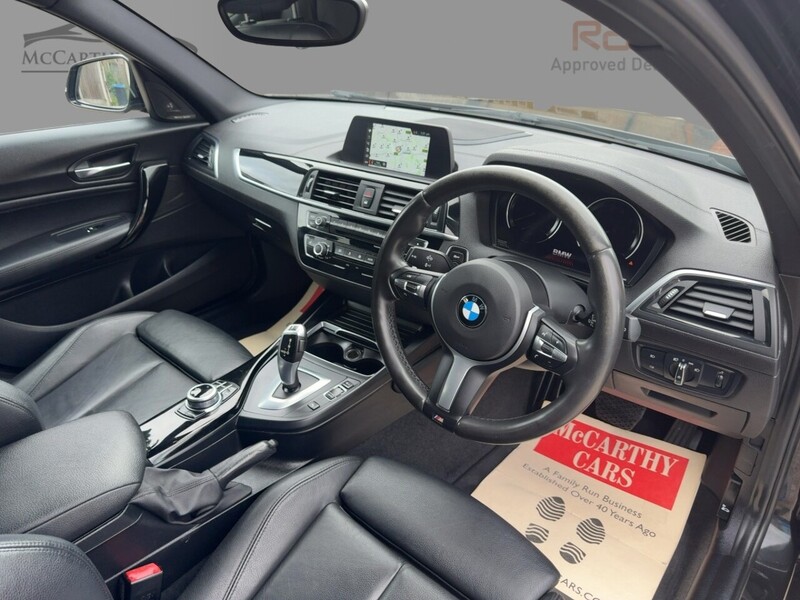 BMW 118I 1.5 M SPORT SHADOW EDITION HATCHBACK 5DR PETROL AUTO HEATED SEATS SAT NAV BLUETOOTH DAB STEREO PARKING AIDS SAME OWNER FOR 4 YEARS 47000 MILES SH 72-74 Mitcham Road