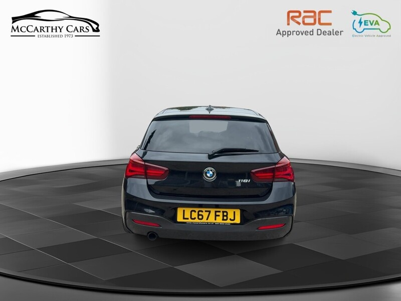 BMW 118I 1.5 M SPORT SHADOW EDITION HATCHBACK 5DR PETROL AUTO HEATED SEATS SAT NAV BLUETOOTH DAB STEREO PARKING AIDS SAME OWNER FOR 4 YEARS 47000 MILES SH 72-74 Mitcham Road