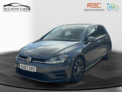 Volkswagen 1.5 TSI EVO R-LINE HATCHBACK 5DR PETROL MANUAL SATNAV BLUETOOTH DAB RADIO APPLE CARPLAY REAR CAMERA PARKING AIDS SAME OWNER FOR 5 YEARS 82000 MILES SH