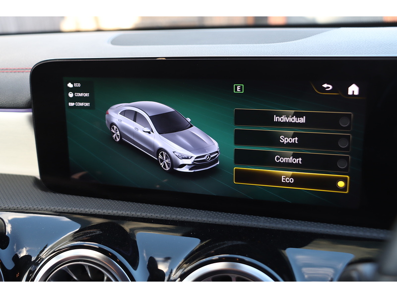 Mercedes-Benz CLA180H 1.3 MHEV AMG LINE (PREMIUM) COUPE 4DR PETROL HYBRID 7G-DCT AUTO HEATED SEATS SATNAV BLUTOOTH APPLE CARPLAY REAR CAMERA 2 OWNERS 66000 MILES SH 72-74 Mitcham Road