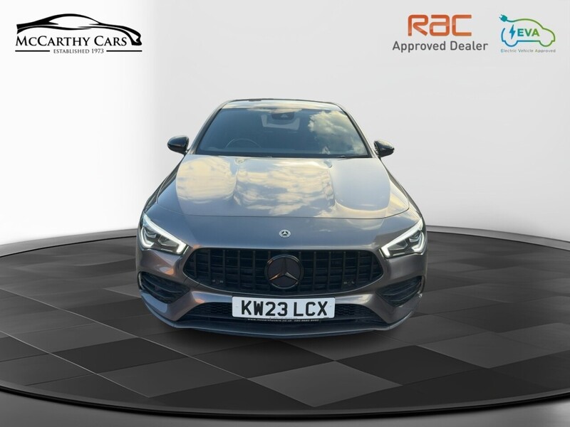 Mercedes-Benz CLA180H 1.3 MHEV AMG LINE (PREMIUM) COUPE 4DR PETROL HYBRID 7G-DCT AUTO HEATED SEATS SATNAV BLUTOOTH APPLE CARPLAY REAR CAMERA 2 OWNERS 66000 MILES SH 72-74 Mitcham Road