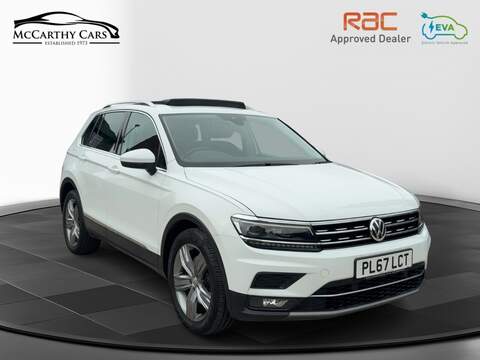 Volkswagen 2.0 TSI SEL SUV 5 DOOR PETROL DSG 4MOTION 4WD AUTO SUNROOF HEATED SEATS SATNAV BLUETOOTH DAB RADIO PARKING AID JUST 1 OWNER 80000 MILES FSH 9 SERVICES