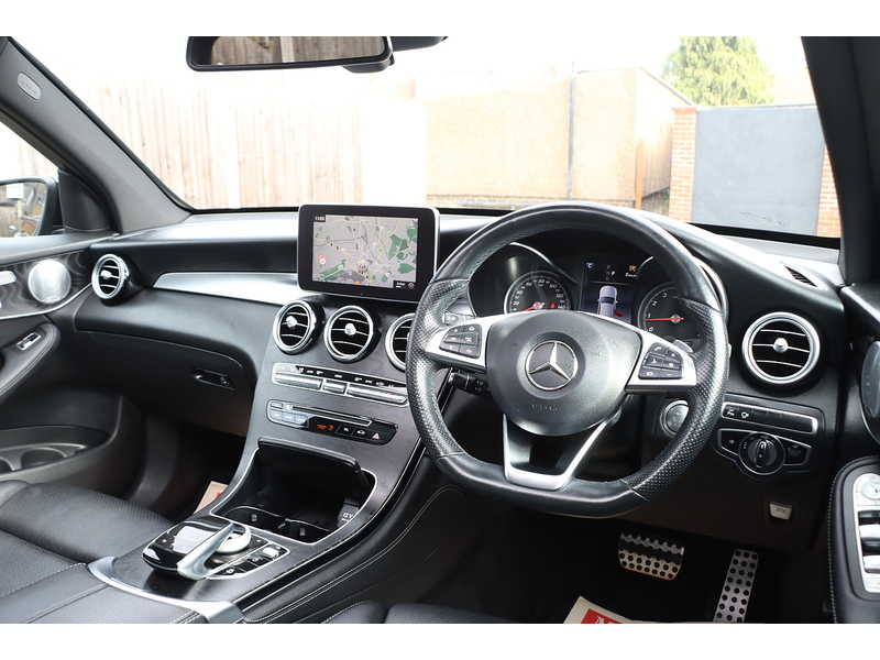 Mercedes-Benz GLC250 2.0 AMG NIGHT EDITION (PREMIUM PLUS) SUV 5DR PETROL G-TRONIC+ 4MATIC AUTO SUNROOF HEATED SEATS SAT NAV BLUETOOTH REAR & 360 CAM 73000 MILES FSH 72-74 Mitcham Road