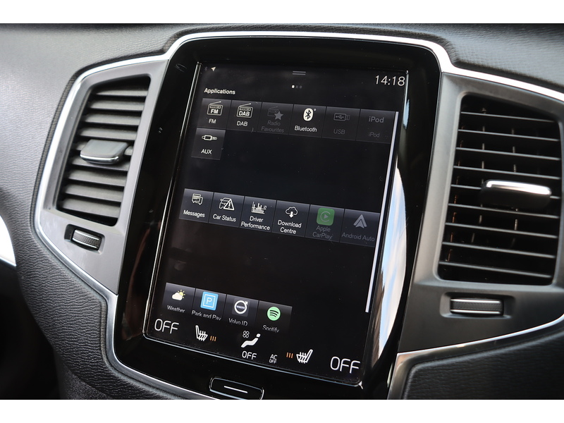 Volvo 2.0H T8 TWIN ENGINE 9.2KWH MOMENTUM SUV 5DR PETROL PLUG-IN HYBRID 4WD AUTO 7 SEATER SUNROOF HEATED SEATS SAT NAV APPLE CARPLAY ONLY 79000 MILES FSH 72-74 Mitcham Road