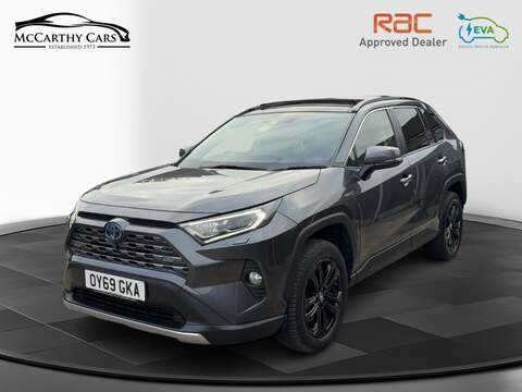 Toyota 2.5 VVT-H EXCEL SUV 5DR PETROL HYBRID CVT 4WD AUTO PAN ROOF HEATED SEATS SAT NAV BLUETOOTH REAR CAMERA PARKING AIDS 1 OWNER 80000 MILES FSH 7 SERVICES