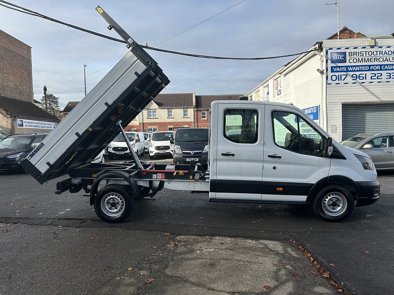 Ford Transit 2.0 350 EcoBlue Leader Tipper Double Cab 4dr Diesel Manual FWD L3 Euro 6 (s/s) (3-Way, 1-Stop) (130 - U6012