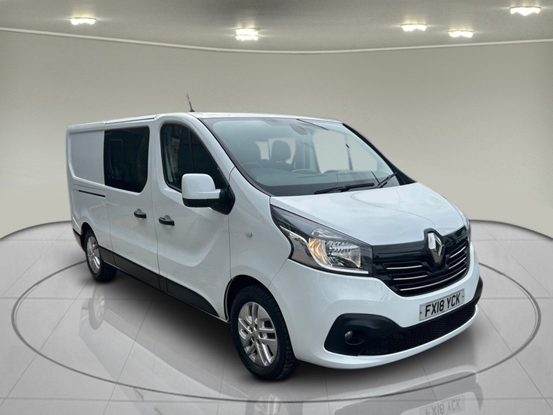 Renault Trafic 1.6 dCi 29 Sport Nav Crew Van Double Cab 6dr Diesel Manual LWB Euro 6 (120 ps) - U75123