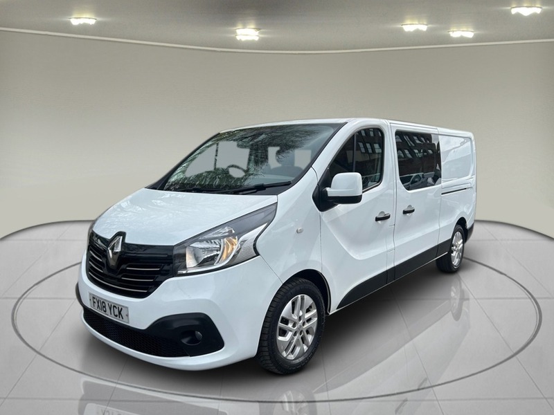 Renault Trafic 1.6 dCi 29 Sport Nav Crew Van Double Cab 6dr Diesel Manual LWB Euro 6 (120 ps) - U75123