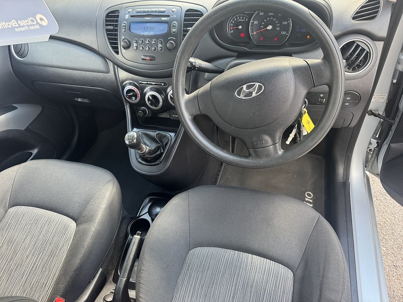 Hyundai i10 1.2 Active Hatchback 5dr Petrol Manual Euro 5 (85 bhp) - U75252