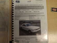 Ford Mustang full FIA approved Touring car